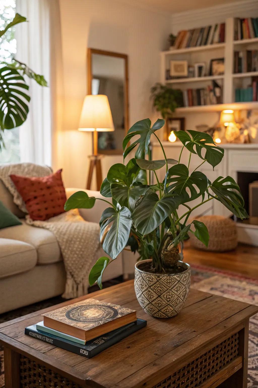 Bring a touch of the tropics to your home with philodendron.