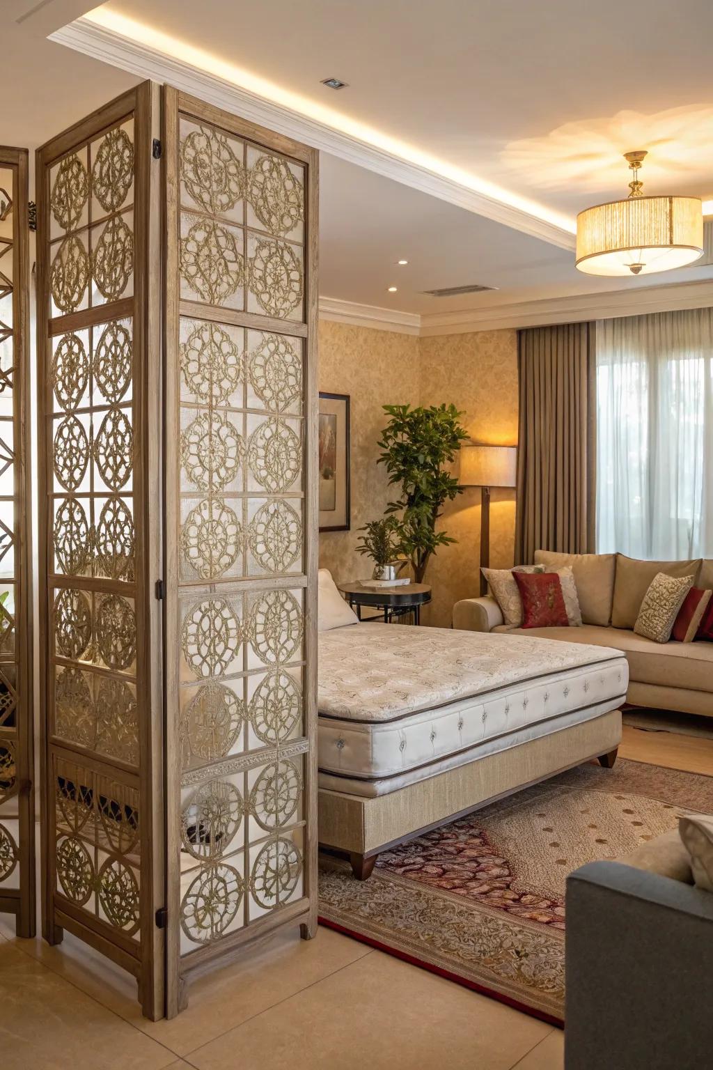 Add elegance and privacy with stylish room dividers.