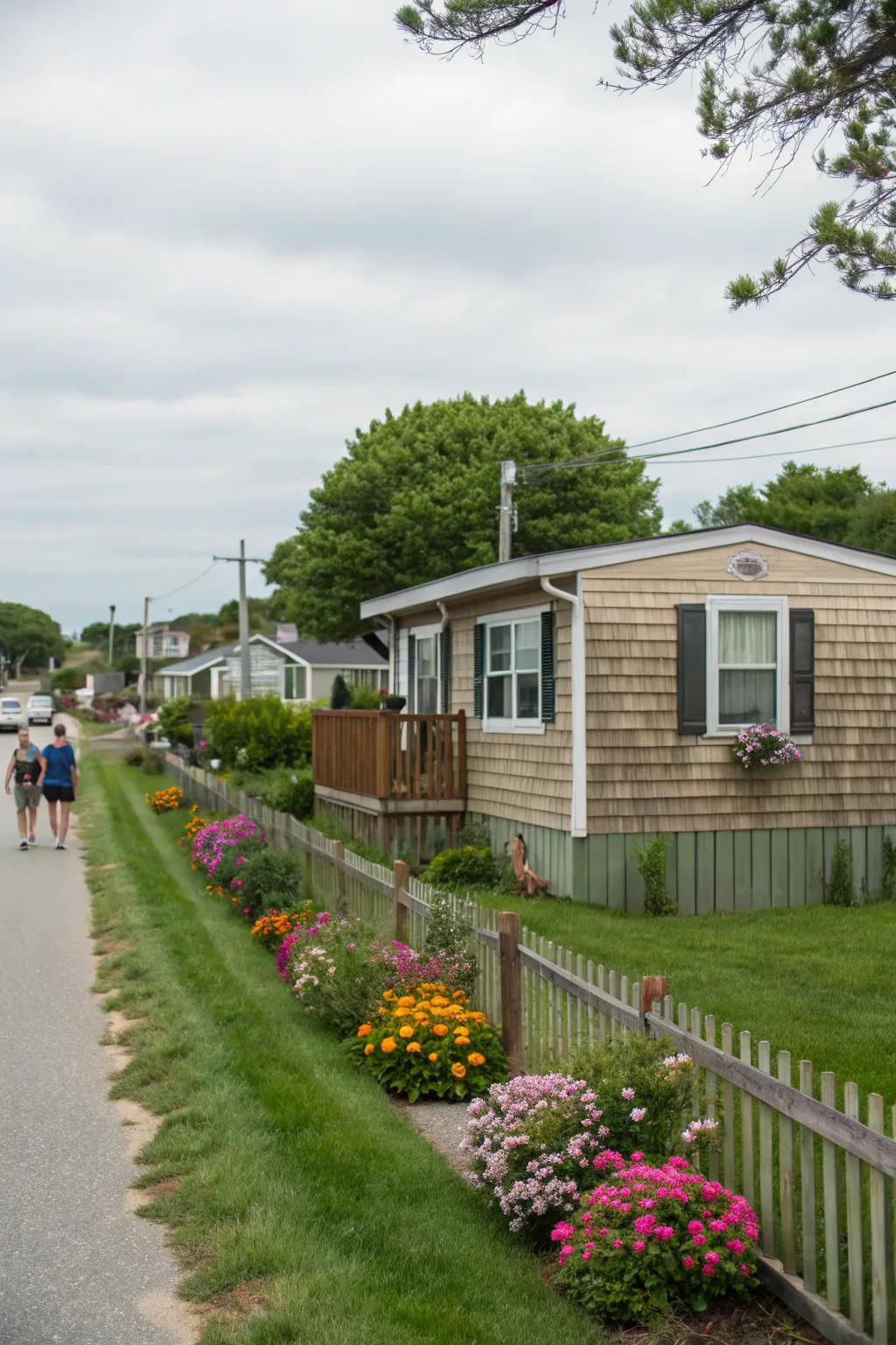 Add charm with shingle siding.