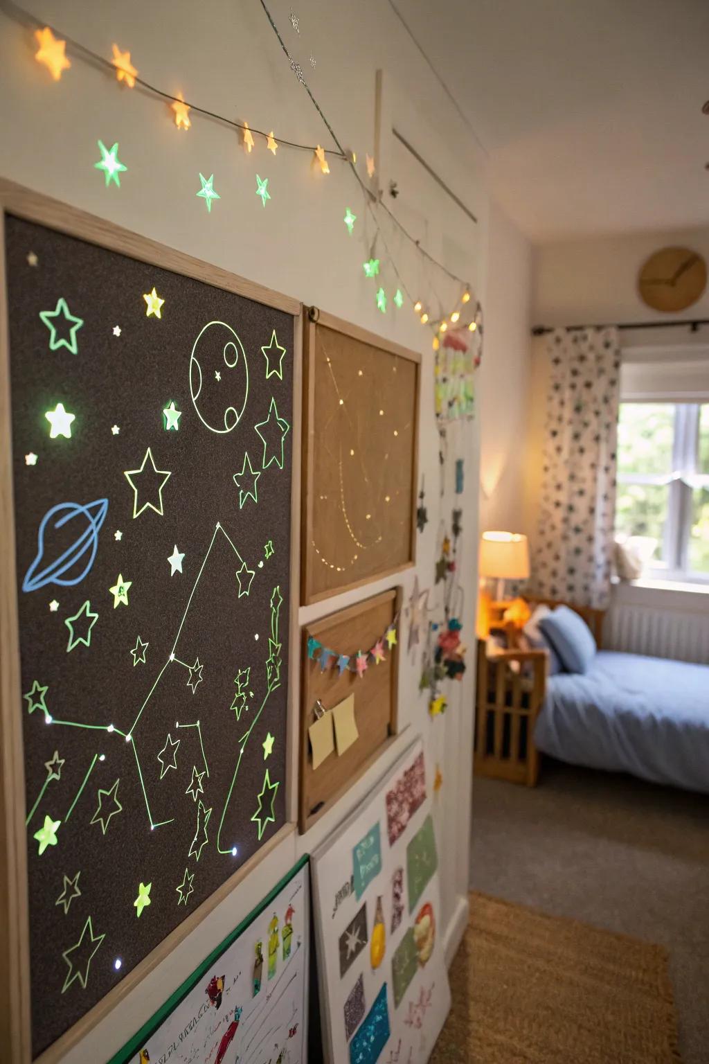 Constellation patterns educate and inspire.