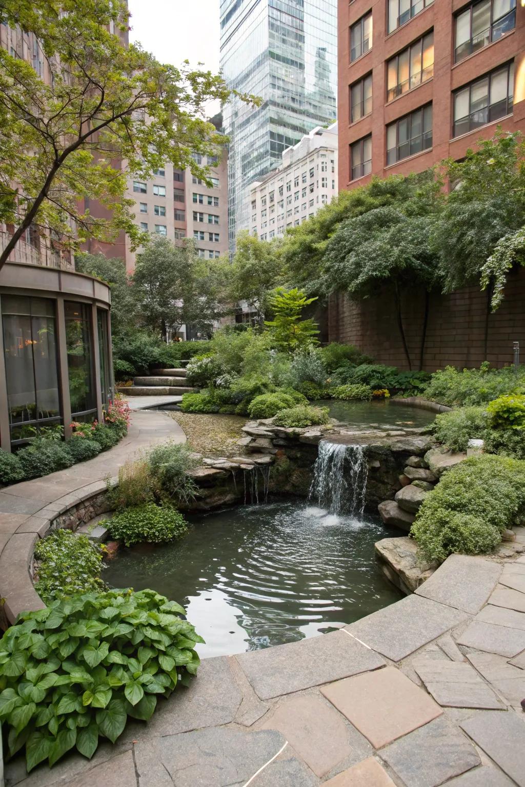 Create an urban oasis in even the smallest courtyard.