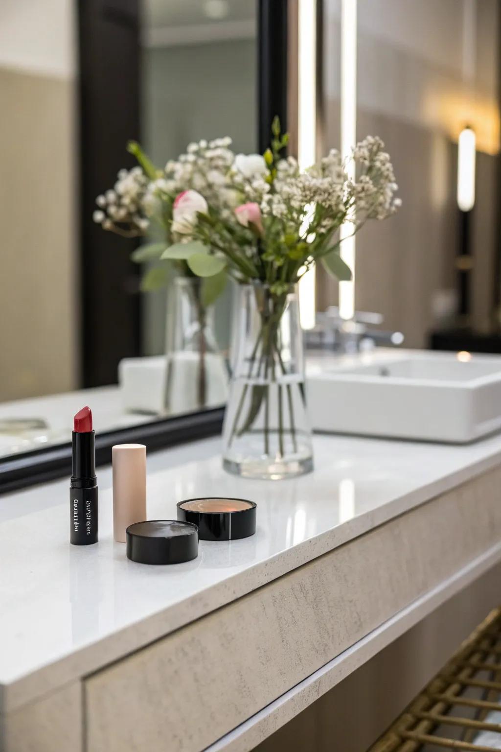 Minimalist design keeps your vanity elegant.